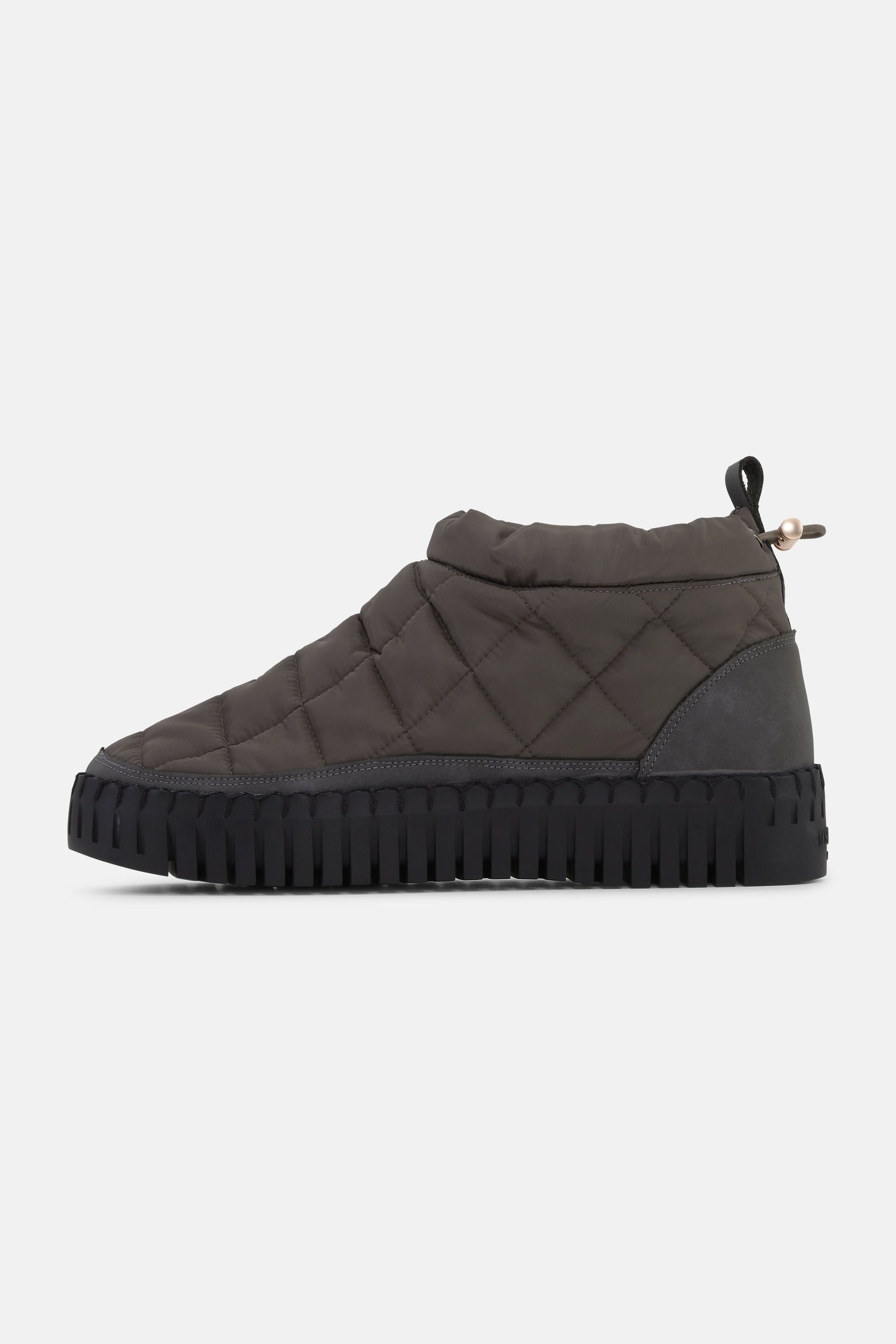 Tulip Low Padded Boot - Grey Black